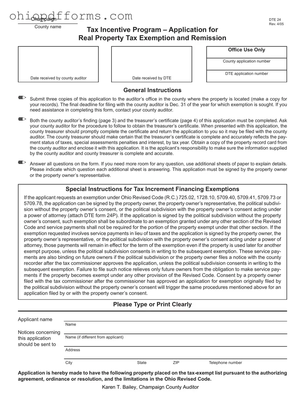 Ohio Dte 24 Form
