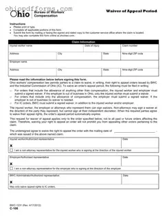 C 108 Ohio Form