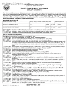 Cdl Ohio 2070 Form