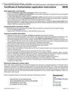 Ohio 3011 Form