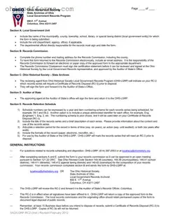 Ohio Historical Society Form