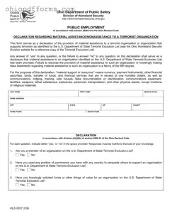 Ohio Hls 0037 Form
