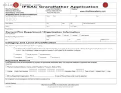 Ohio Ifsac Grandfather Application Form
