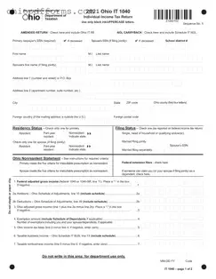 Ohio It 1040 Form