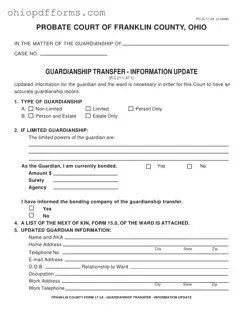 Ohio Pc G 17 2A Form