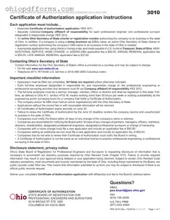 Ohio Pes 3011 Form