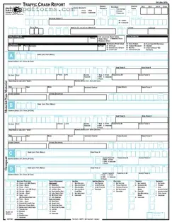 Ohio Traffic Crash Report Form