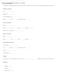 Ohio Deed Template